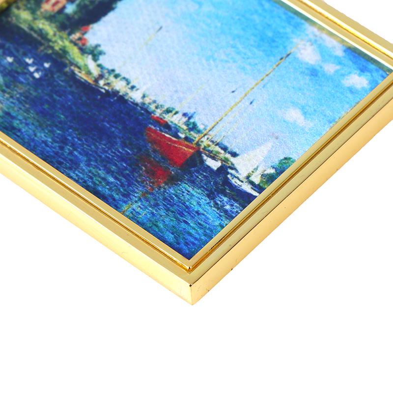 Puppenhausminiatur 1:12 Dekorative Holzrahmen Ölmalerei DIY