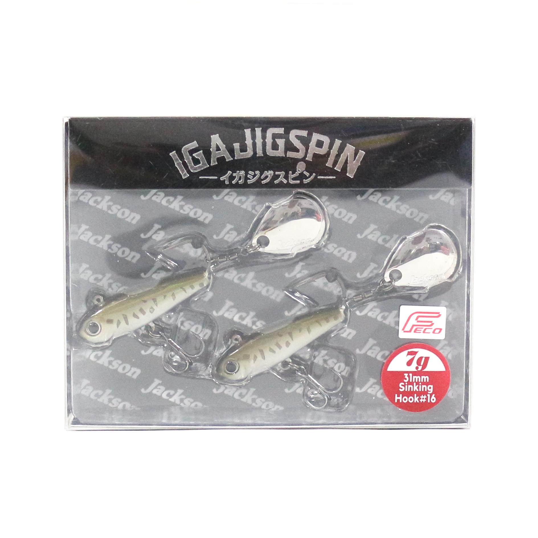 

Тонущая приманка Jackson Iga Jig Spin 7 грамм, 31 мм KBS (1636 г.)