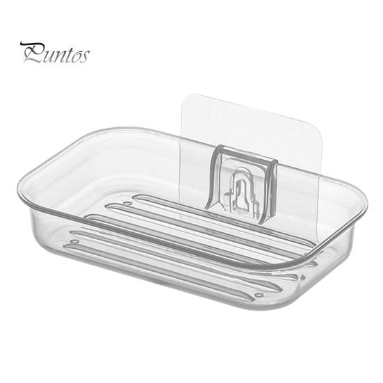 

Настенное крепление мыльницы без дрели Современный прозрачный ПЭТ Быстрый слив Столешница Кухня Ванная комната Шампунь Бар Душ Держатель для мыла Контейнер Коробка Saver чистый