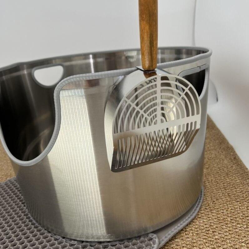 ZHAYA Extra Large Stainless Steel Cat