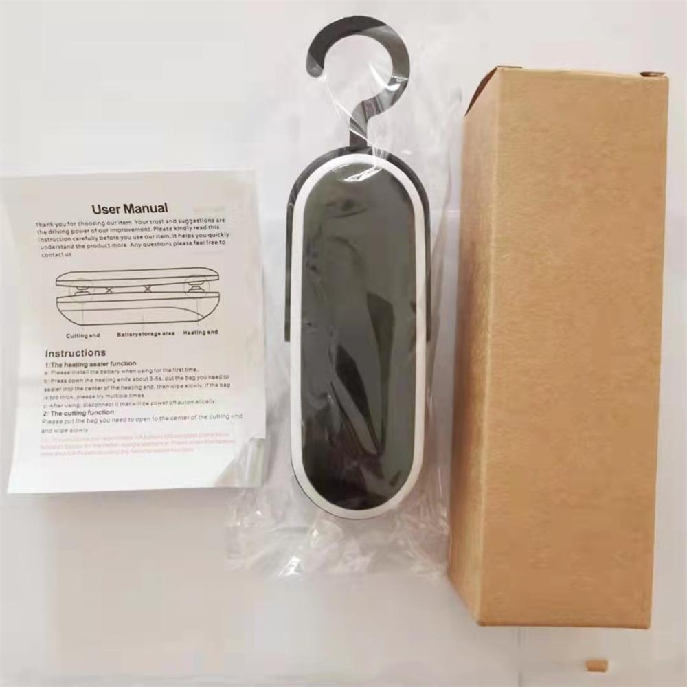 1Pc Mini Portable Food Sealer Heat Sealing Machine Package Sealer Bags Thermal Plastic Food Bag Closure Without Batteries