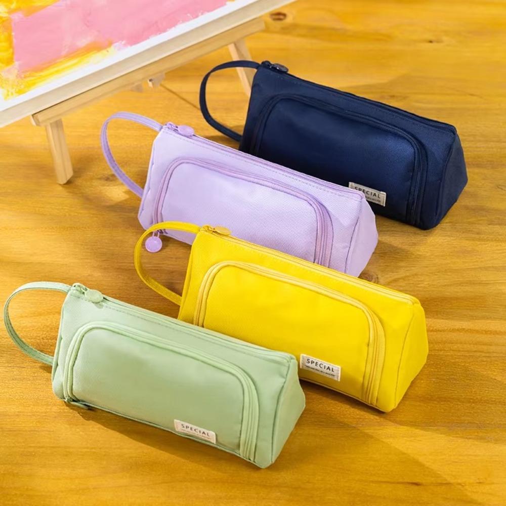 Large Capacity Pencil Storage Bag Portable Pen Box Stationery Pouch  School Office Supplies