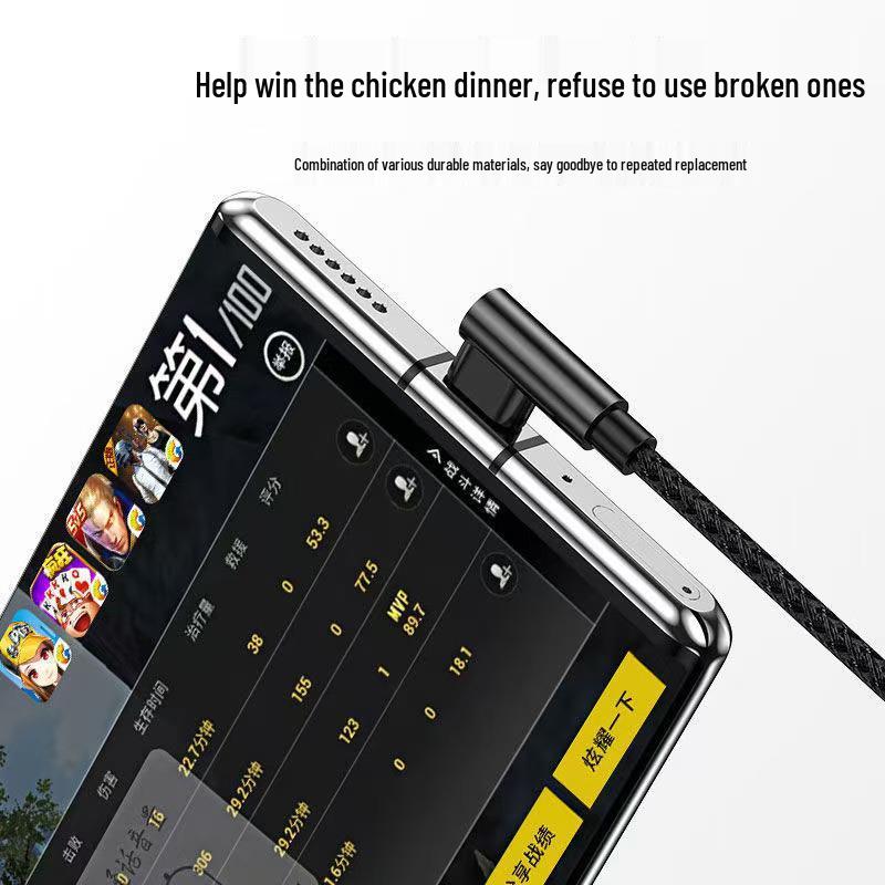 120W Fast Charging Micro USB Cable for Huawei, Vivo, Oppo, Meizu 6A