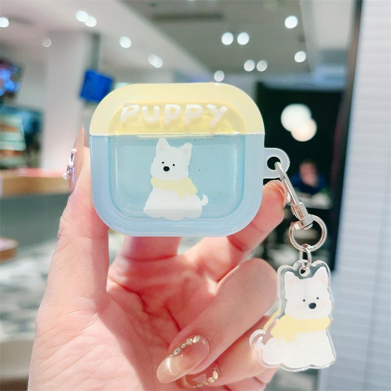 Cute West Highland Dog for AirPods 1 generation protective case 2nd generation 1st generation pro1 Apple Bluetooth headset case