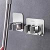 Wall-mounted Mop Holder - No Drilling Required - Bathroom Hook - Seamless Storage Rack - Stainless Steel Mop Holder - Mop Hanging Rack