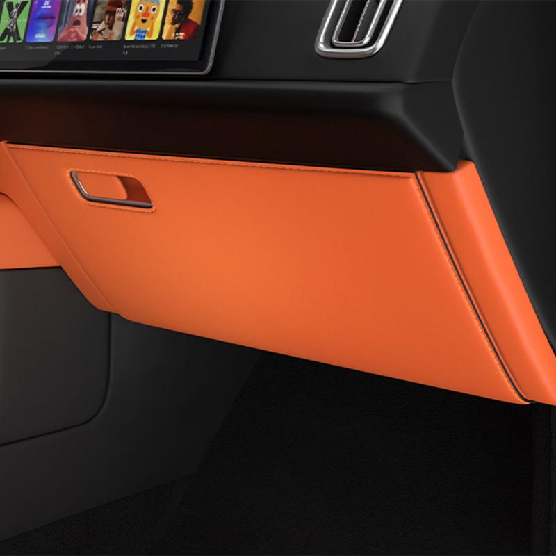 For Li LiXiang L6 L7 L8 L9 Thickened Leather Car Front Passenger Seat Anti Kick Pad Glove Box Kick Protective Mat Sticker