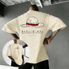 ONE PIECE Zoro Luffy Gear 5 Printed Loose Shortsleeved Cotton Tshirt Summer Tide Pure Cotton Unisex Parentchild Clothing