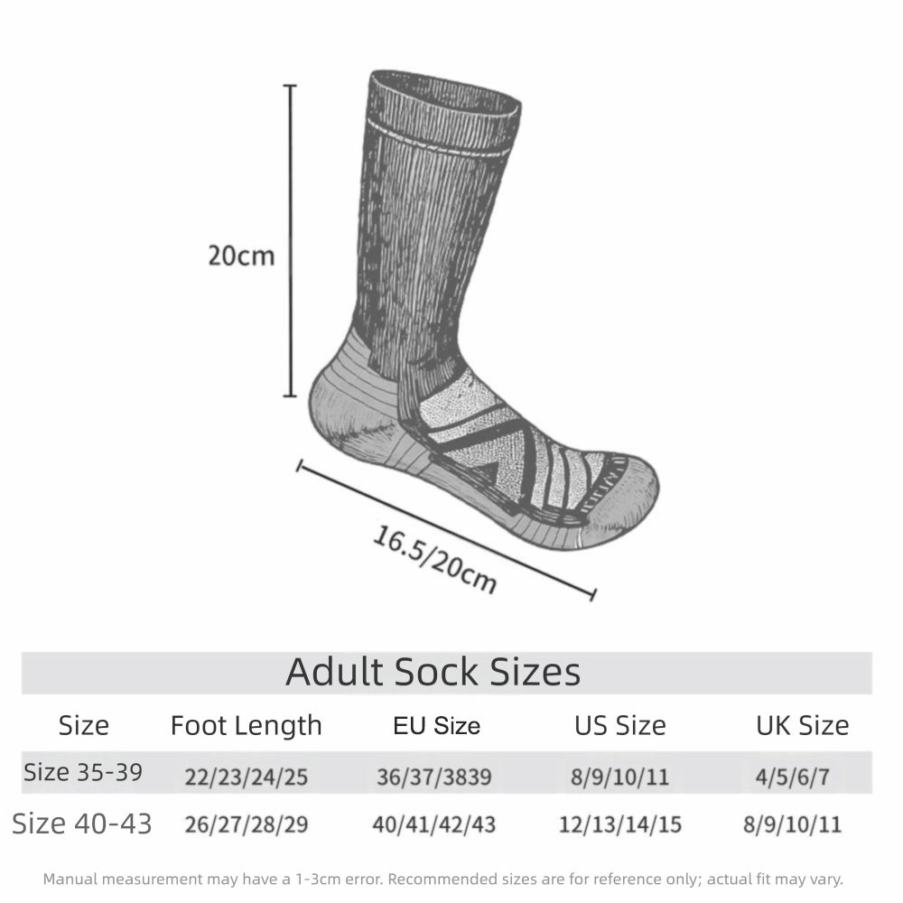 Fuzzy Merino Wool Socks Thickened Breathable Winter Warm Socks Mountaineering Outdoor Sports Socks For Men Women