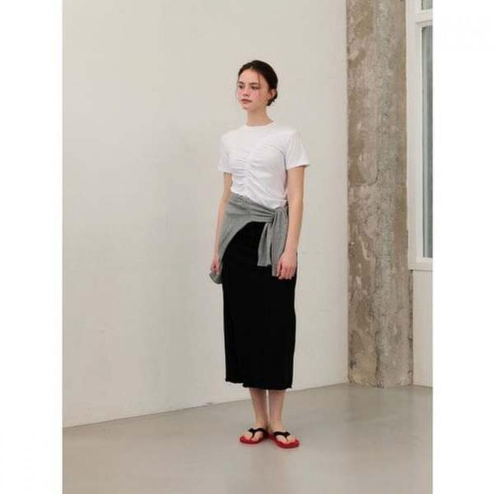 Cc CollecT. Wave Shirring STring DeTail T shirT C262psm333