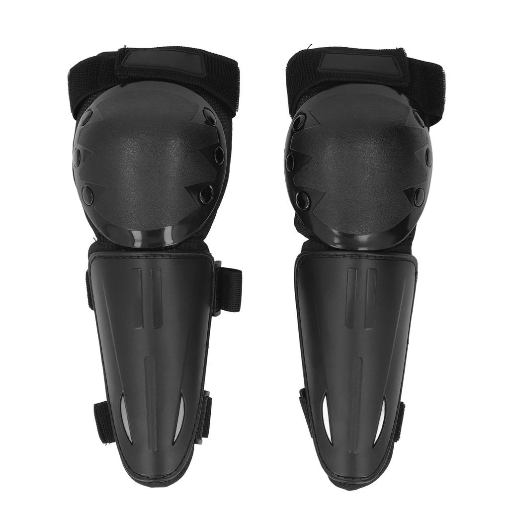 Thigh Support Stabilization Knee Pads EVA Protective Knee Pads with PE Shell for Skiing Motorcycle Riding Black