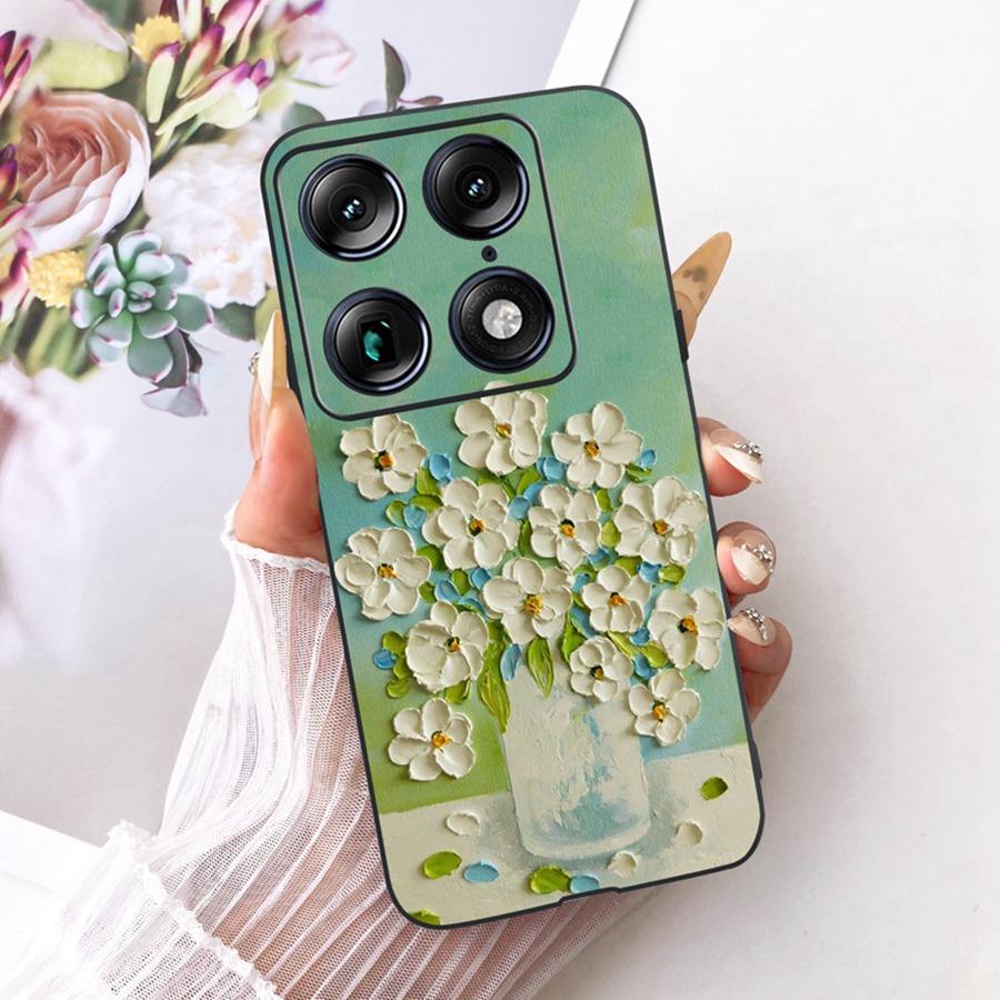 For Motorola Signature 6.8'' Case Cute Cat Cartoons Pattern Soft Silicone TPU Funda For MotoX70 Air Pro Signature Back Covers