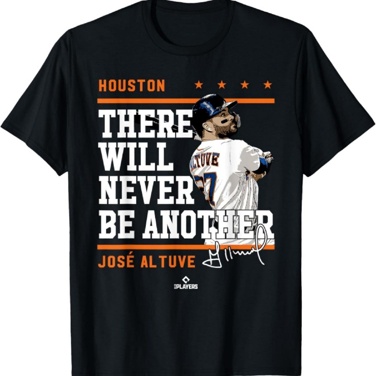 

Never Be Another Jose Altuve Houston MLBPA T-Shirt XXXXXL чорний