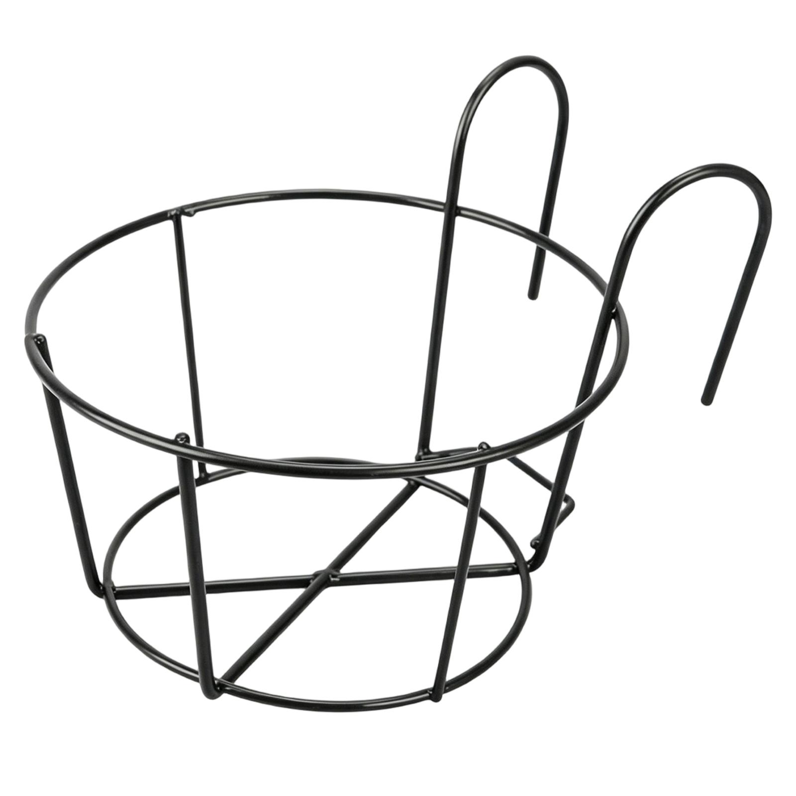 Gardening Balcony Flower Rack, Bracket Hanging Flower Pot Round Rack S