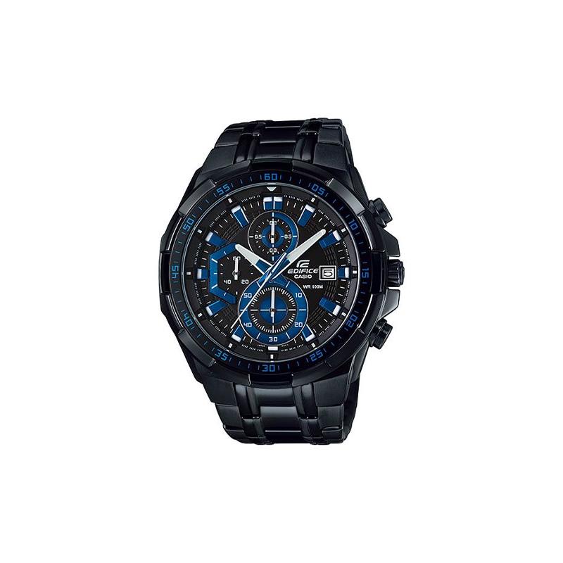 

Casio EDIFICE Racing Standard Timer Watch Quartz Movement Stainless Steel Strap Japanese and Korean Watch Men s Watch Black Dial EFR-539BK-1A2