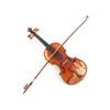 Flower Carved Wood Violin Set with Bow Strings Rosin Wipe Bridge Case 4 4 AV‑608