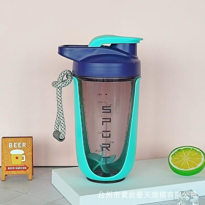 590ML Blender Shaker Bottle with Plastic Whisk Ball BPA Free Plastic Protein Shakes Leakproof for Powder Workout Gym Sport New