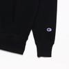 Hoodie Long Sleeve Fleece Embroidery Script Logo Hooded Sweatshirt Sports Black XL [Champion] Men's C3-YS151Z