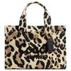 Cargo 26 Leopard Print Gold Hardware Tote Bag Tote Bag Shopping Bag Cotton Handbag Medium Women's Multicolor