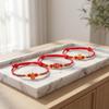 Chinese Blessing Red String Bracelet for Prosperity and Happiness Handmade Jewelry