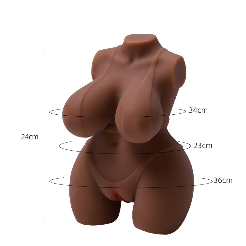 Sexy Half Body Sex Doll for Men Adults Products Breast Anal Realistic Vagina Dual Channel Masturbators