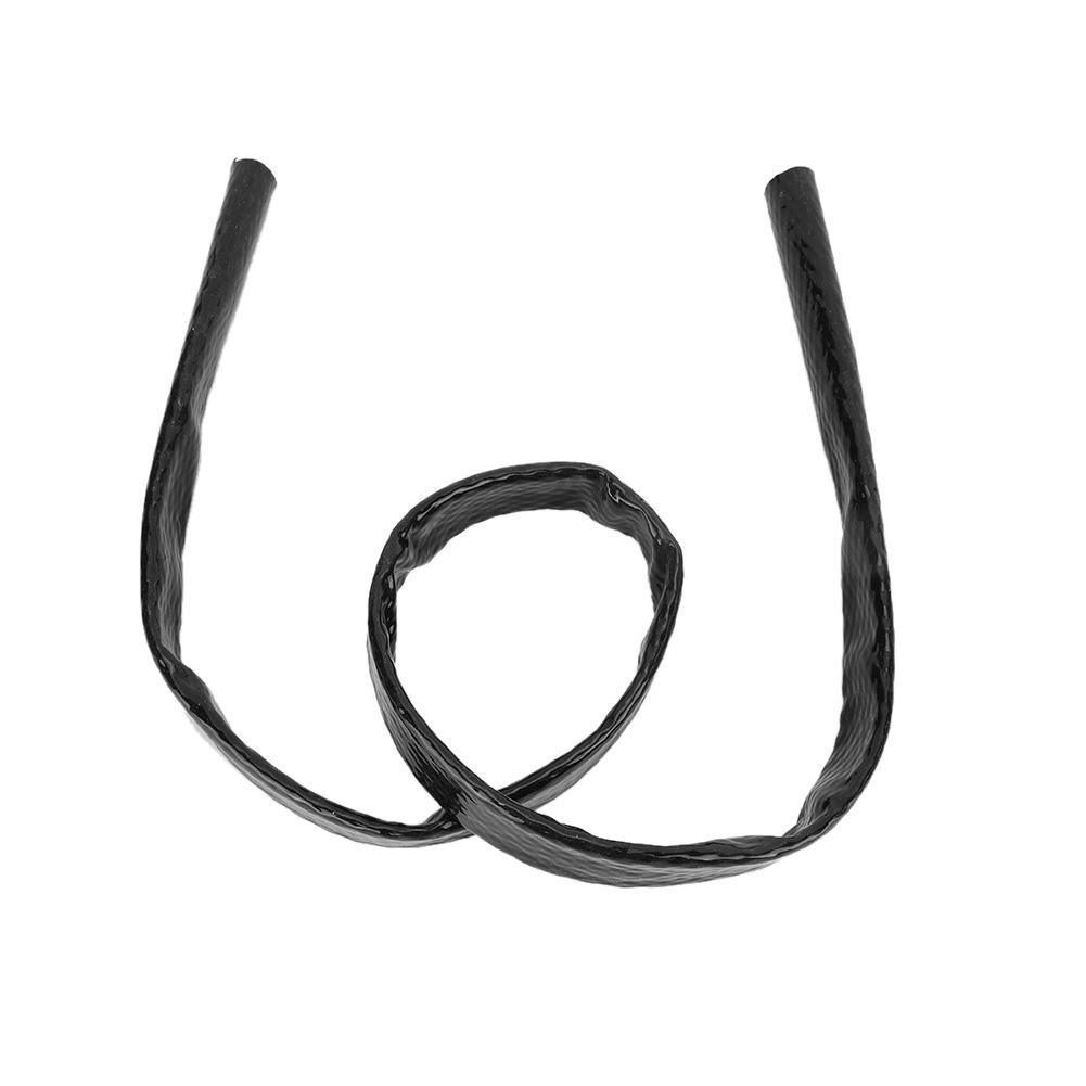 

3.3ft Black Heat Fire Sleeve Fire Braid Flame Heat Shield 58 ID 0.6in Fits AN10 Fuel Hose