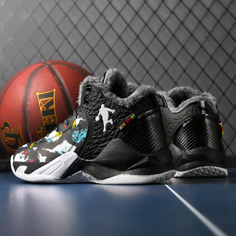 Scarpe da Ginnastica Calde Invernali da Uomo Scarpe da Basket da Donna Scarpe Sportive Comode Scarpe da Corsa Pelose Scarpe da Coppia Tenis Scarpe da Passeggio