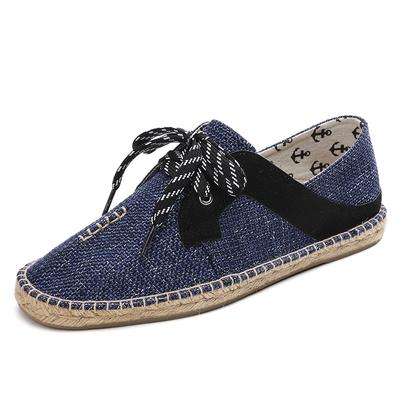 Móda Nové Rybárske Topánky Priedušné Espadrilky Muži Móda Ležérne Ľanové Topánky Letné Plátené Topánky Pánske Kvalitné tenisky