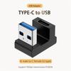 90/180 Degree Elbow C Adapter Type C OTG To USB Converter U Shape USB-C 3.0 Connector for Android Computer Phone Tablet Adapter