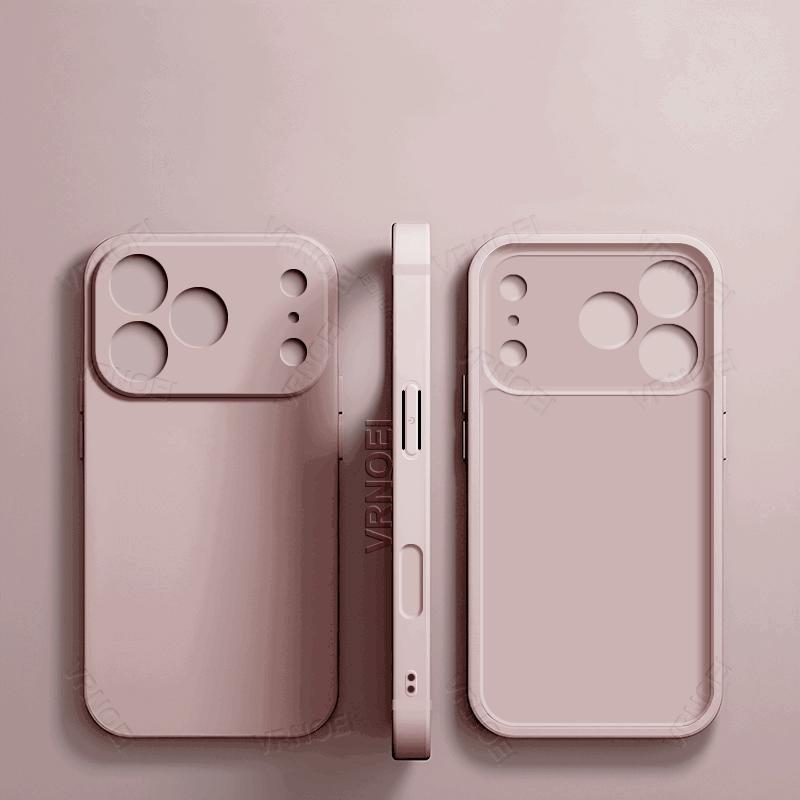 Luxury Lens Protection Case for iPhone 17 11 12 13 14 15 16 Pro Max Soft Bumper Cover for Air 14 15 16 Plus Phone Accessories