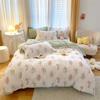 Chinoserie Blossom Cotton Reversible Duvet Cover Set King Queen Double Full Twin Single Size Bed Linen Set