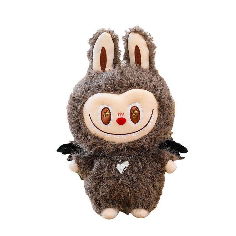 Leader Toy Plush With Embroidery Design And Heart Shaped Decor Necklace