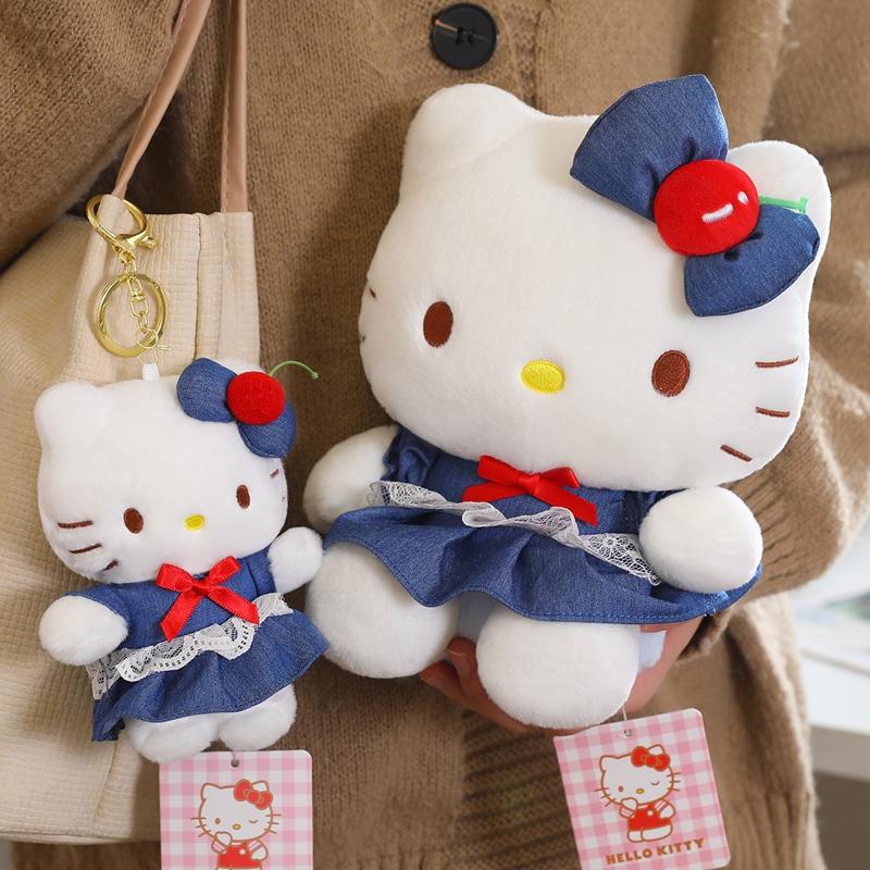 Hellokitty Plush Toys Kitty Cat Stuffed Doll Kawaii Cartoon Cats Toys Hobbies Collection Birthday Gift For Kids Friends
