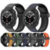 Magnetic Closure Silicone Leather Straps Bracelets For 47mm Smartwatch Adjustable Fitness Outdoor Business Compatible
