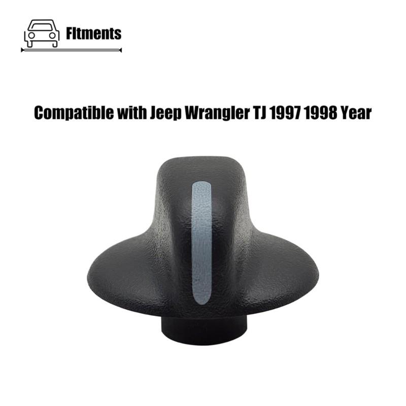 AC Heater Control Knob For Jeep Wrangler 1997 1998 Year, Blower Fan Knob For 4882790