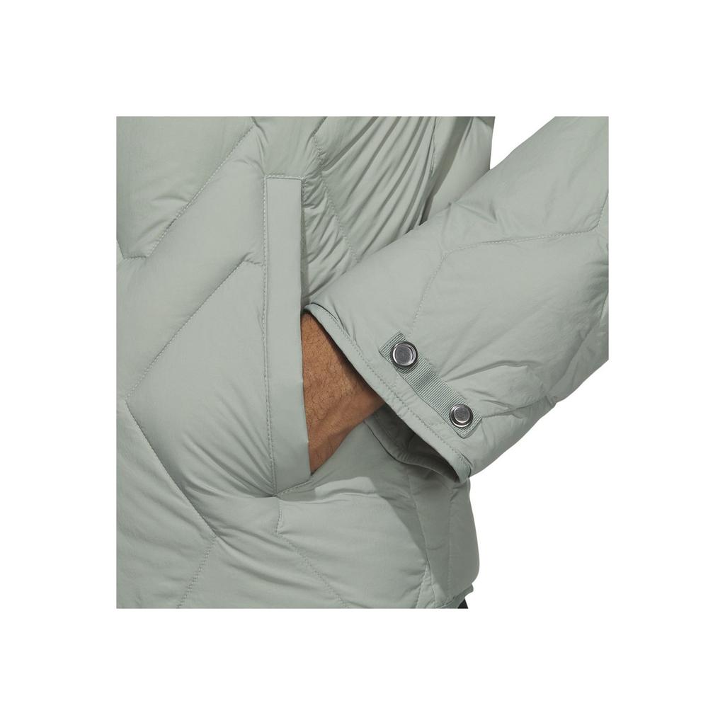 New Adidas Down Jackets Unisex Green Gray IW0776