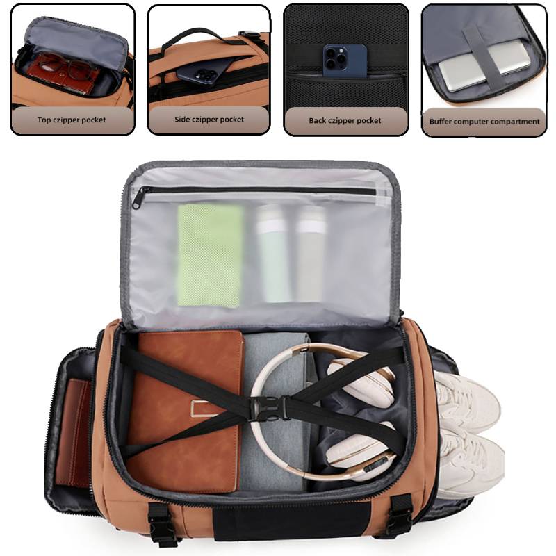 Men'S Travel Backpack Business Laptop Bag Casual Training Rucksack Outdoor Hiking Climbing Handbag Lightweight Weekend Schoolbag