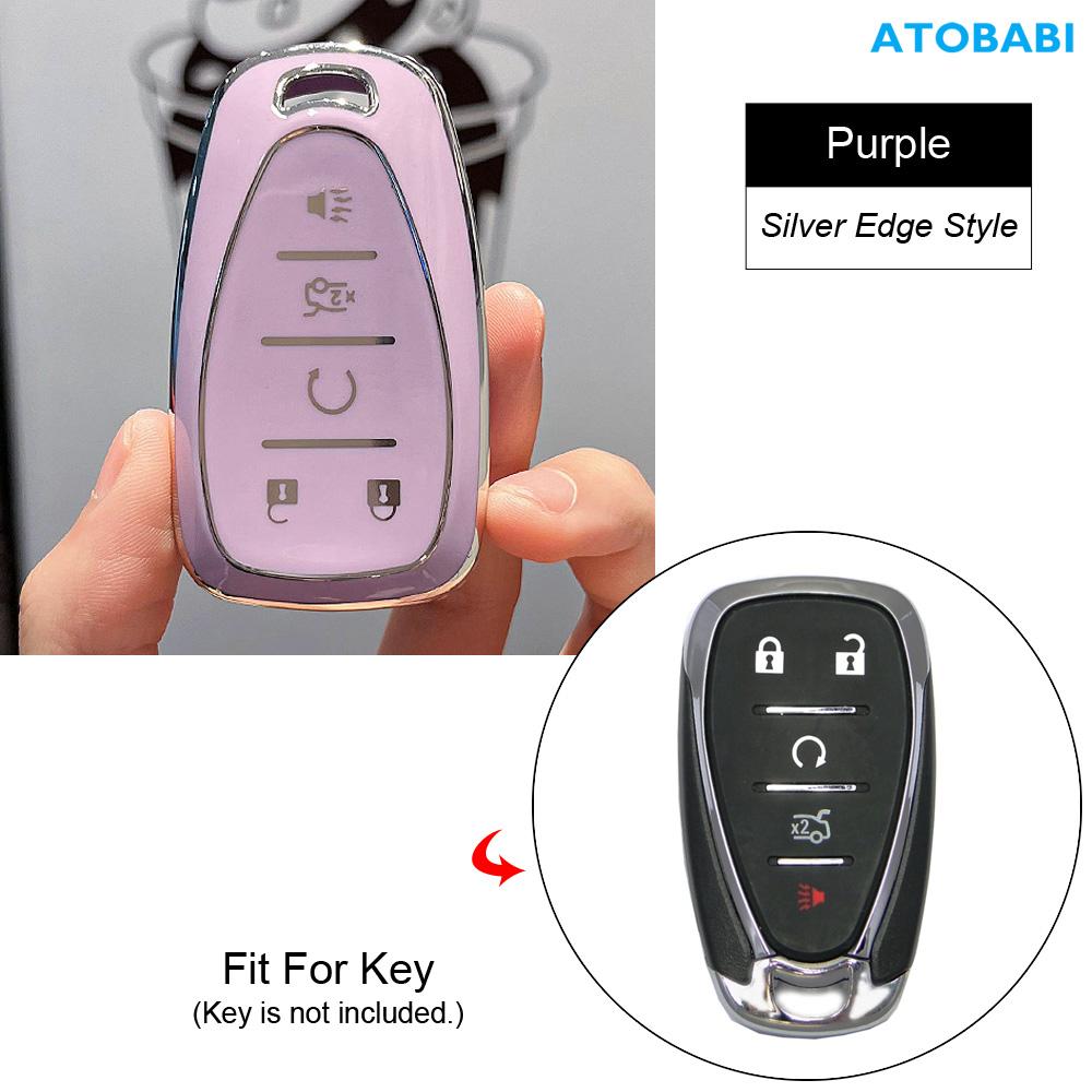 Tpu Car Key Case Remote Fobs Cover Keychain For Chevrolet Camaro Cruze Xl8 Malibu Equinox Blazer Trailblazer Auto Accessory