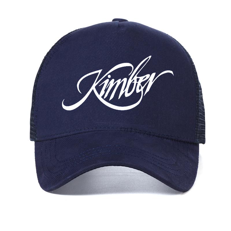

Unisex brand Kimber 1911pistol Baseball cap Unisex summer outdoor Breathable mesh Trucker Hat Garros Adjustable Snapback hats Adjustable
