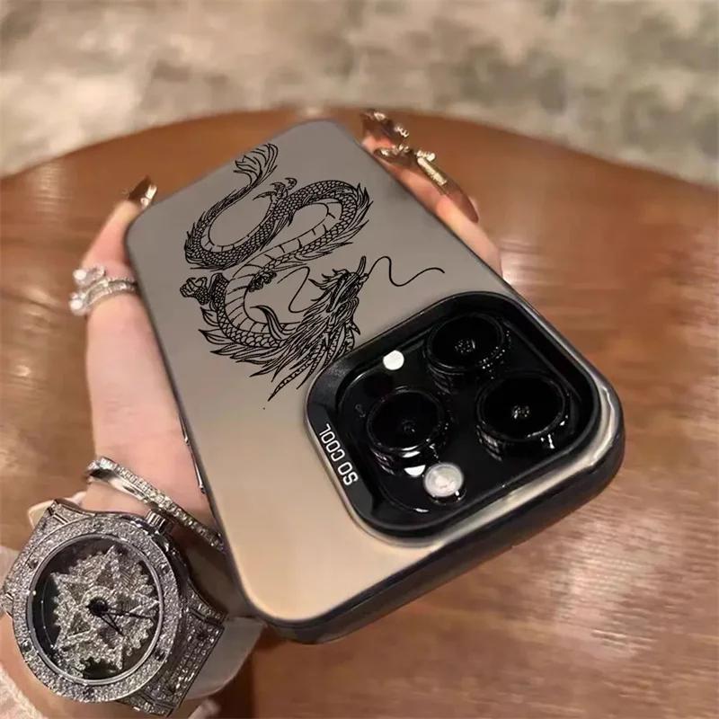 Luxury Cool Dragon Totem IMD Phone Case For  14 Cases  11 Lite 5G 13T 13 12T 12X 12 Poco X6 X5 F5 M6 Pro Hard Cover