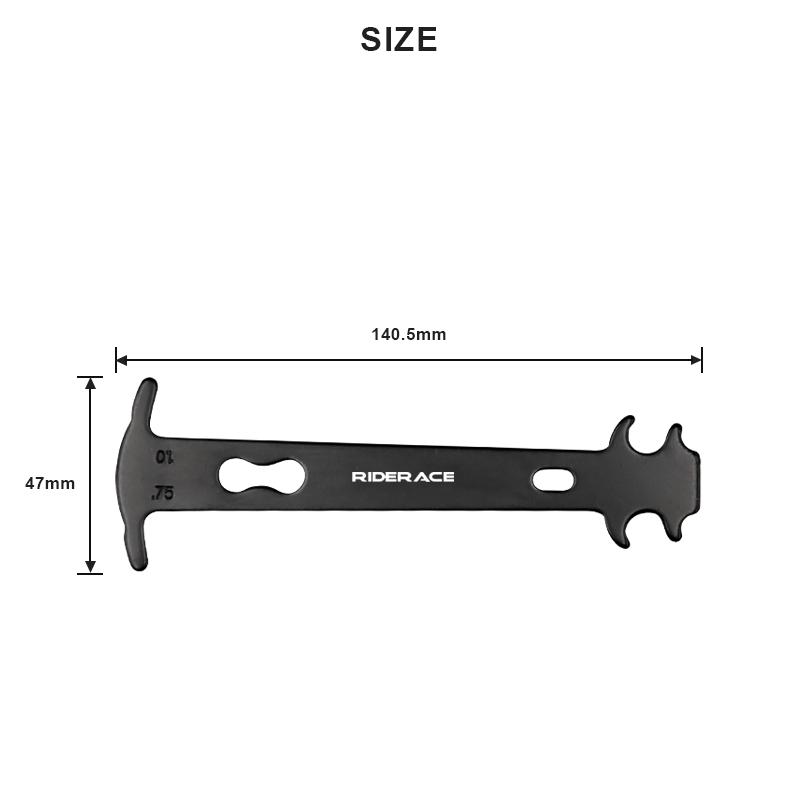 Portable Bicycle Chain Wear Checker Indicator Replacement Bicycle Repair Tool Mountain Road Bike Chains Gauge Measurement Ruler