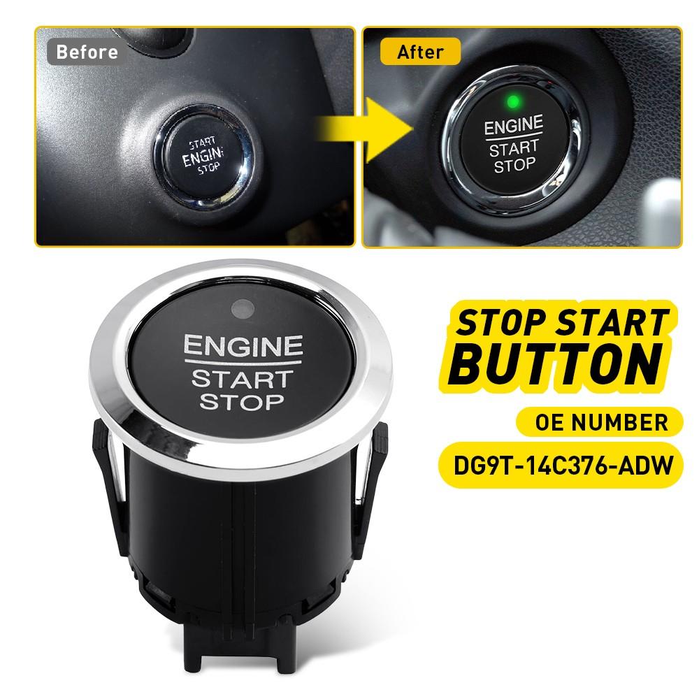 Start Stop Ignition Button Switch DG9T-14C376-ADW Fits For Ford Fusion 2015-2020