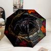 Raven And Celtic Knots Umbrella 8-Frame for Travel, camping, Casual Lightweight Portable Umbrella, Essential for every family Holidays Gift