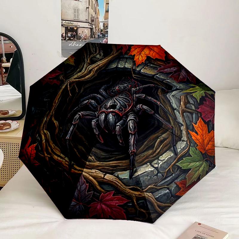 Raven And Celtic Knots Umbrella 8-Frame for Travel, camping, Casual Lightweight Portable Umbrella, Essential for every family Holidays Gift
