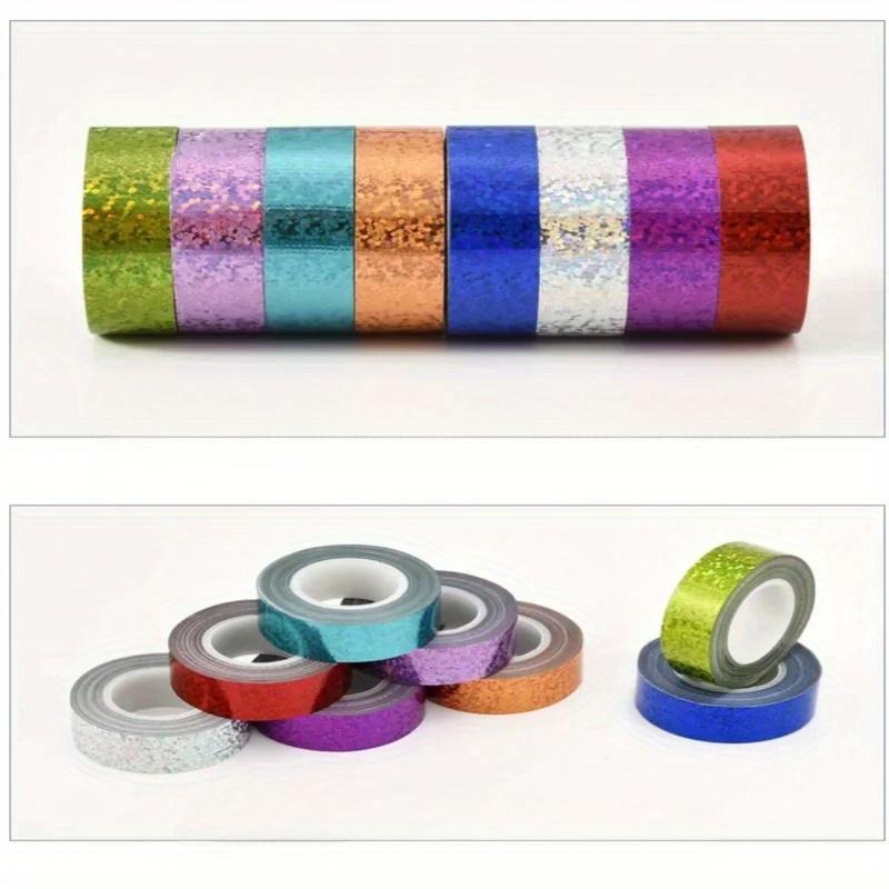 BOPP Tape Golden Red Black Silver Dot Carpet Tape Aluminized Film Tape Stationery Office Stickers