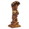 Pure Brass Nag Kanya Devi Idol For Home Decor In Multicolor Height - 8 Inch