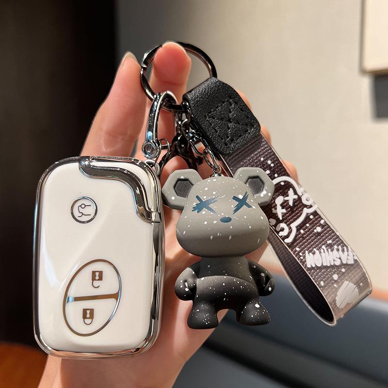 Lexus Key Case for UX260H, ES200, RX, NX, LX - Women's Car Key Bag Shell & Buckle