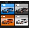 1/32 Sportwagen-Modellauto, Mustang Shelby GT500, Druckgussmetall, hochsimulierte Sound- und Lichtsammlung, Kinderspielzeug-Geschenke