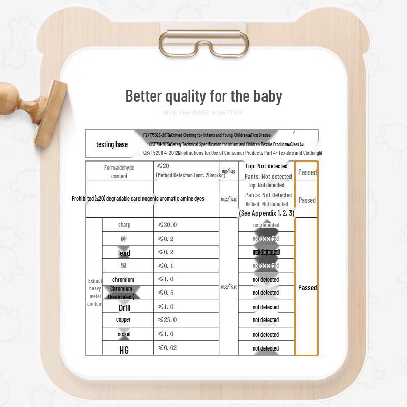 Rabi Children's Cotton Autumn Underwear & Loungewear Set