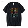 Janet Jackson Summer Cotton T Shirt S 5xl Long Or Short Sleeves Vintage Washed Stretched Stylish Unisex Casual Breathable Homme