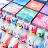 400buc Material de artă Hârtie pliată colorată Scrapbooking Constelații Hârtie origami Jucării pentru copii